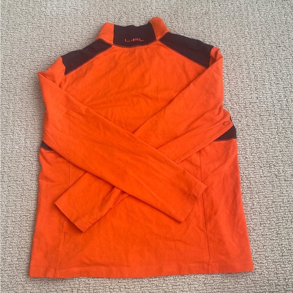 LRL Lauren Active Ralph Lauren Quarter Zip Sweatshirt Pullover Large - Picture 10 of 12